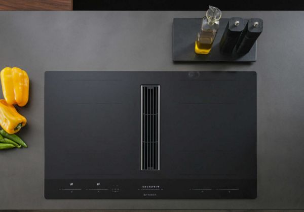 Faber Galileo Stripes F830 Recirculating Only Venting Hob_front