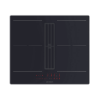 Faber Galileo Slim F600 Recirculating Only Black Glass Venting Hob_zones