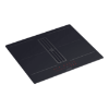 Faber Galileo Slim F600 Recirculating Only Black Glass Venting Hob_front