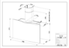 Faber Veil A90 Gloss White 90cm Wall Mounted Cooker Hood_dimensions