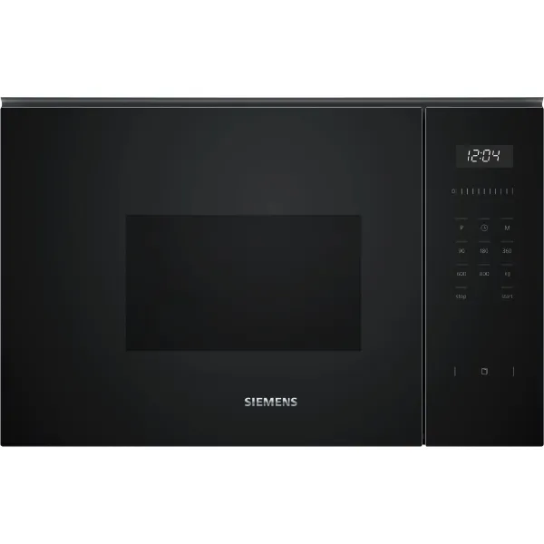 Siemens BF525LMB1B Built-in microwave oven in black_front