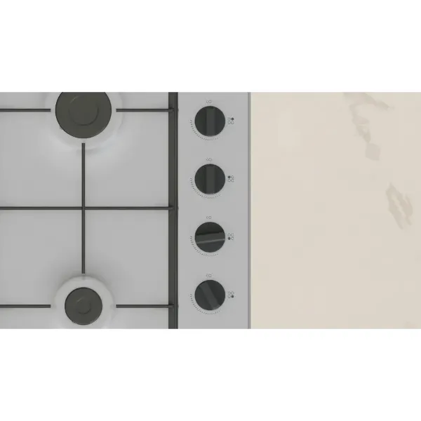 Neff T26BKP6N0 Gas hob in stainless steel_controls
