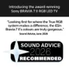 Sony K55XR75M2B.UKA 55" BRAVIA 7 II True RGB LED 4K Google TV with AI XR Processor - Black_sound advice 