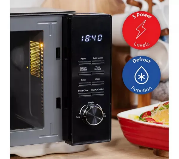 Russell Hobbs RHFM2365B  23Litre Flatbed Digital Microwave - Black_features
