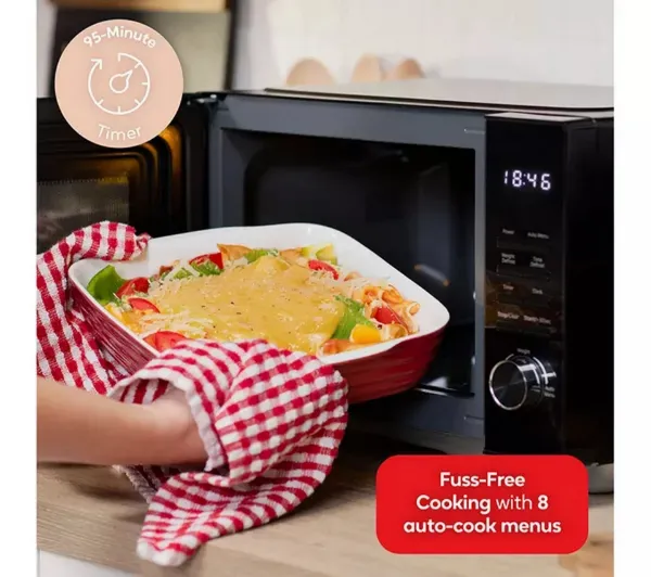 Russell Hobbs RHFM2365B  23Litre Flatbed Digital Microwave - Black_auto cook