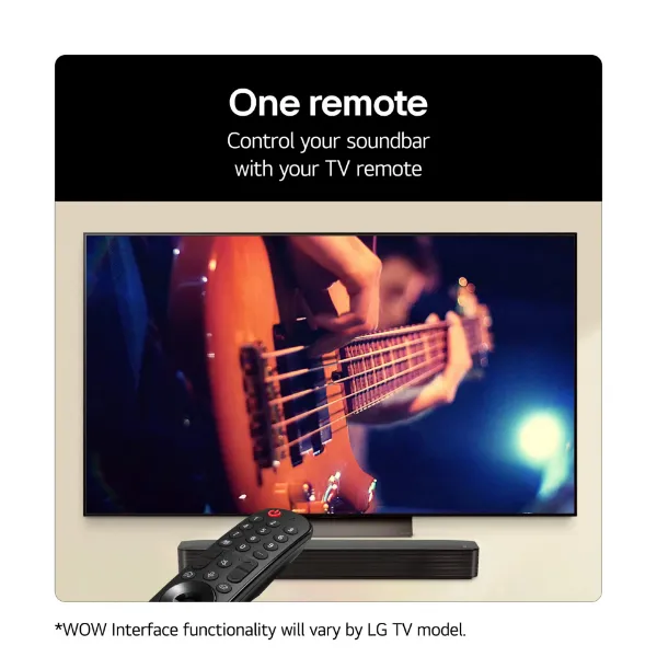 LG SQM1.AGBRLLK soundbar speaker 2.0 channels 40 W - Black_remote