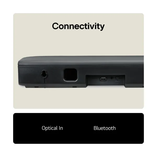 LG SQM1.AGBRLLK soundbar speaker 2.0 channels 40 W - Black_connectivity