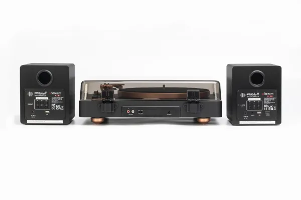 Mitchell Acoustics uStream Groove Turntable with Speakers_back