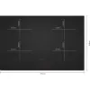 Siemens EX81AHYC1E Induction hob in matt black_dimensions
