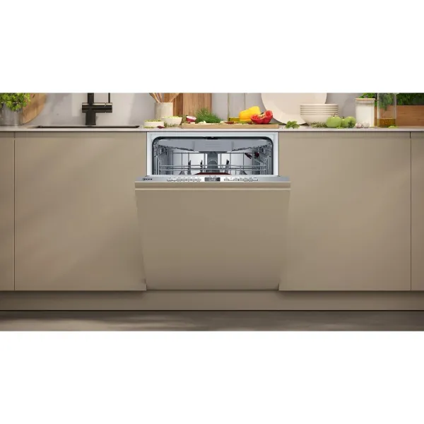Neff S195HCX17G Fully-integrated dishwasher_installed