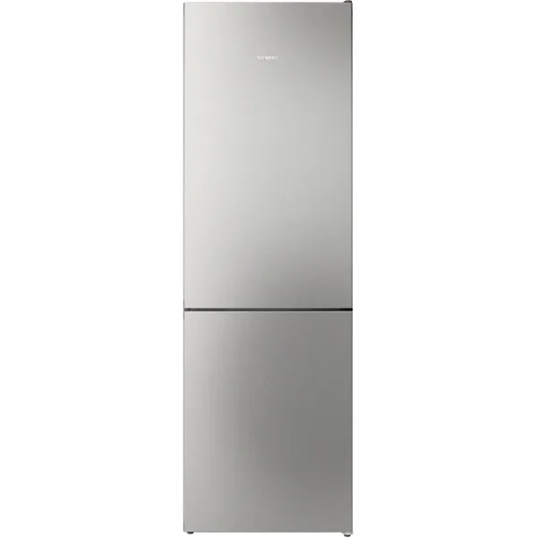 Siemens KG36NVICG Free-standing fridge-freezer with freezer at bottom in stainless steel_front