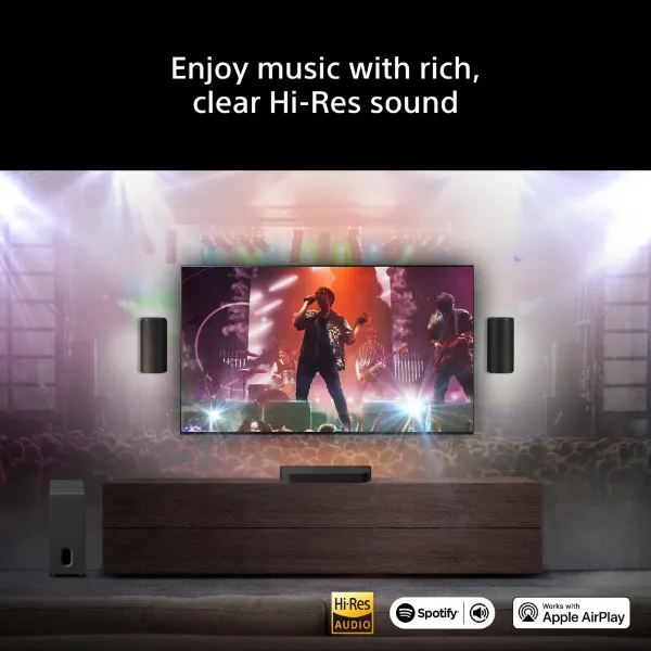 Sony BRAVIA 5.1ch - 7.1chBRAVIA Theatre Trio Surround Sound by Dolby Atmos - Black_sound