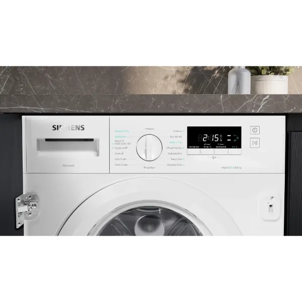 Siemens WK14D260GB Washer dryer_controls