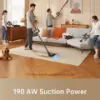 Dreame DRMVTV97A R20 Cordless Stick Vacuum - 90 Minutes Run Time - Grey_suction power