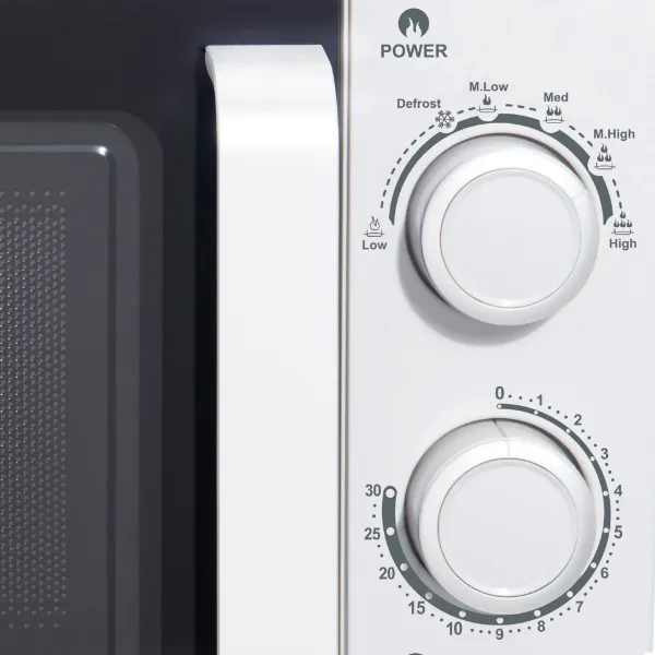 Haden 195678 20 Litre Single Microwave - White_dials
