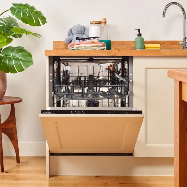Sensis DWBI0213FSDWA Integrated Dishwasher - White - 13 Place Settings_room view 