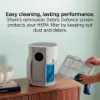 Shark HP062UK BreatheClear Compact Air Purifier with NeverChange6 - Dove_cleaning