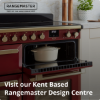 Picture of Rangemaster 97560 Professional Deluxe 100 Dual Fuel Range Cooker in Black with a Chrome Trim-PDL100DFFGB/C