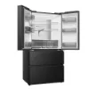 Haier HFR59F18CWMB French Door Style Fridge Freezer - Black