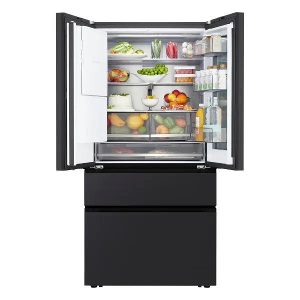 LG GMGW50DEEV Total No Frost Multi/French door American Fridge Freezer - Black