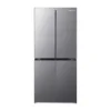 Fridgemaster MQ79395ES 79.4cm 65/35 Total No Frost American Fridge Freezer - Silver_main