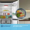 Fridgemaster MQ79395ES 79.4cm 65/35 Total No Frost American Fridge Freezer - Silver_fresh box