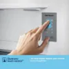 Fridgemaster MQ79395ES 79.4cm 65/35 Total No Frost American Fridge Freezer - Silver_touch control