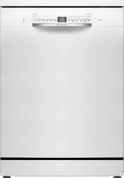 Bosch SMS2HVW06G Series 2 Freestanding Dishwasher in White