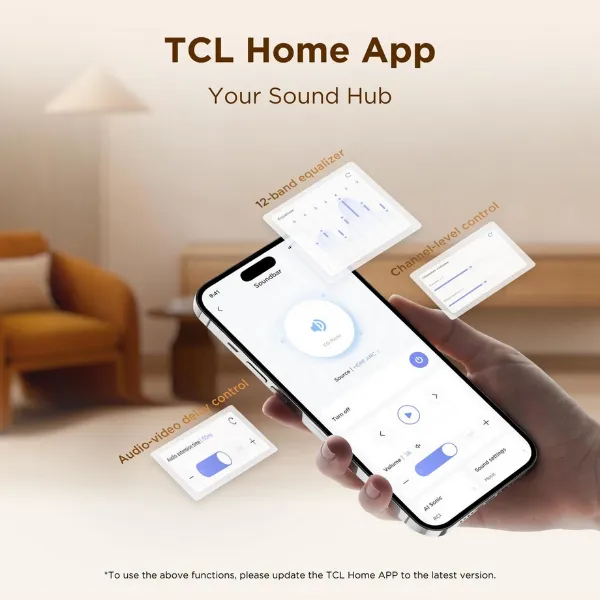 TCL S60K-UK 3.1ch with wireless subwoofer Dolby Atmos in Black_smart