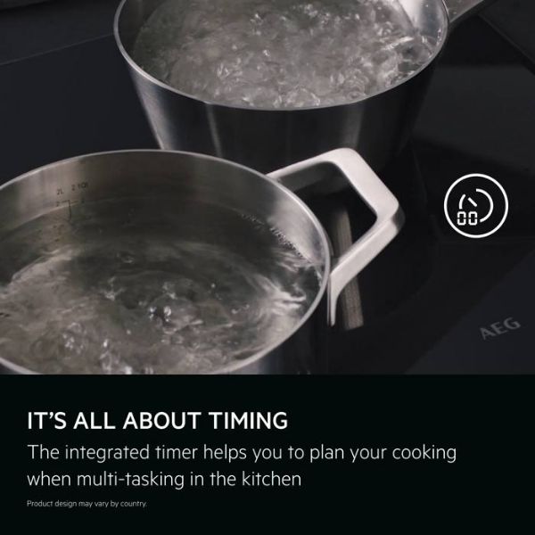 AEG SI84IB1BFB 7000 SenseBoil Induction Hob 80cm