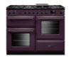 Rangemaster Aura AURO110DF/19314 (AURAO110DFPPLM/YX1) 110cm Dual Fuel Range Cooker - Plum with Onyx Trim