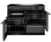 Rangemaster Aura AURO110EI/19317 (AURAO110EIPSLT/YX1) 110cm Induction Range Cooker - Slate with Onyx Trim