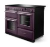Rangemaster Aura AURO110EI/19370 (AURAO110EIPPLM/BN1) 110cm Induction Range Cooker - Plum with Brushed Nickel Trim