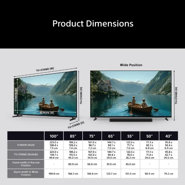 Sony K100XR38M2PB.UKA 100" 4K LED Smart TV