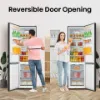 Hisense RB435N4BFE 59.5cm 60/40 Total No Frost Fridge Freezer - Black