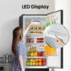 Hisense RB435N4BFE 59.5cm 60/40 Total No Frost Fridge Freezer - Black