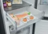 Haier 2D 60 Serie 3 HDPR3618DNPK 355L Total No Frost Fridge Freezer - Stainless Steel