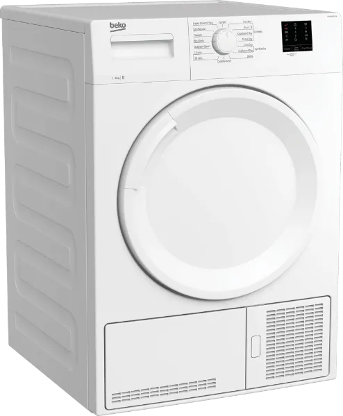 Beko DTKCE80021W 8kg Condenser Tumble Dryer with Sensor Programmes - White