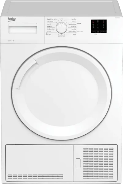 Beko DTKCE80021W 8kg Condenser Tumble Dryer with Sensor Programmes - White