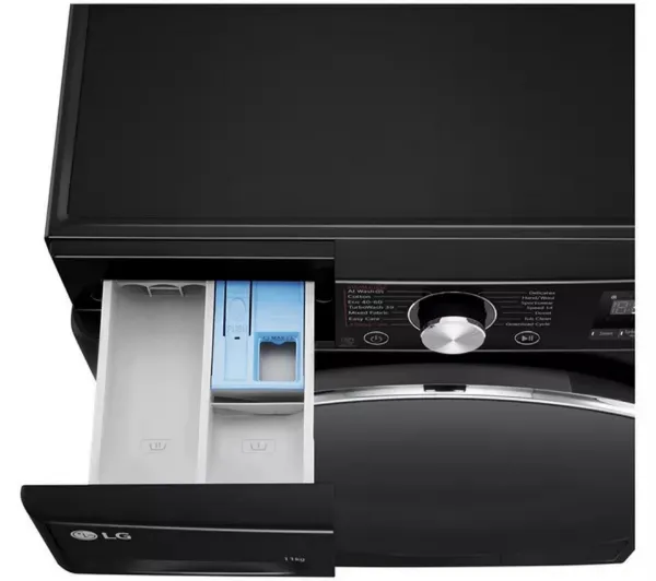 LG Series 4 Pro AI Direct Drive F4Y711NCTN1 - 11 kg Washing Machine - Onyx Black
