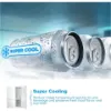 Midea MDRB424FGC01I 70/30 Total No Frost Fridge Freezer  - White