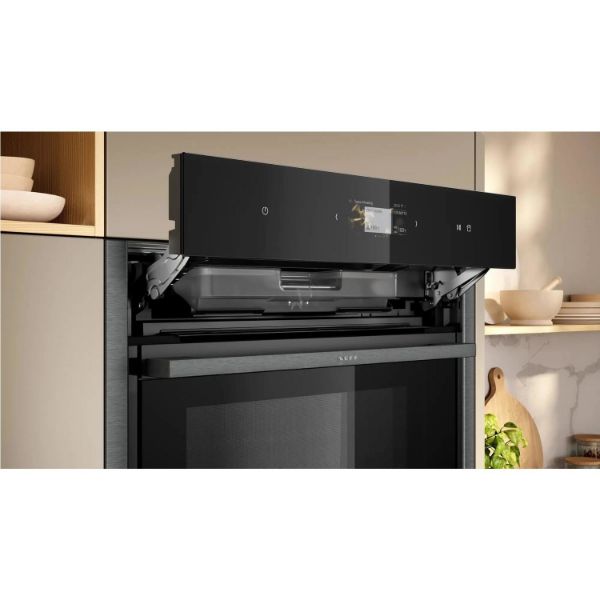 Picture of Neff C24FS31G0B N90 Built in Compact Oven with Steam Function - Ex Demo Model