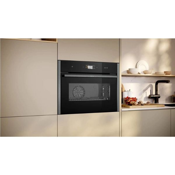 Picture of Neff C24FS31G0B N90 Built in Compact Oven with Steam Function - Ex Demo Model