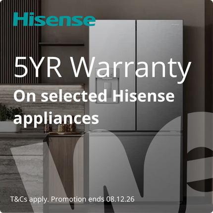 Hisense five year warranty promotion