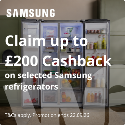 Samsung Fill Your Fridge cashback promotion