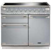 Rangemaster 100180 Elise 100 Induction Range Cooker in Stainless Steel with Brushed Chrome Trim