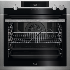 AEG BSE577221M 7000 SteamCrisp Single Electric Oven with Pyrolytic Cleaning