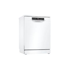 Bosch SMS6ZDW48G Wifi Enabled Full Size Freestanding Dishwasher in White