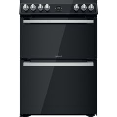 Hotpoint HDT67V9H2CB Double Oven Electric Cooker in Black
