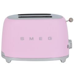 Smeg TSF01PKUK Two Slice Toaster in Pink